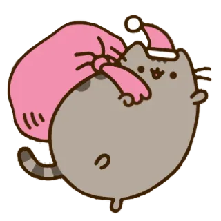 🎅 40eebfc1 Pusheen pusheen, 고양이, 귀여운, 스티커, 동물, 만화 telegram sticker