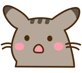 😱 13f87fdb cat, sticker, cartoon, cute, funny, animal telegram sticker