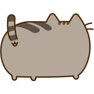 😝 3a73c60a Pusheen cat, pusheen, cartoon, sticker telegram sticker