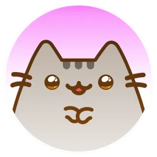 😍 65fbc4ee Pusheen cat, pusheen, sticker, cartoon, cute telegram sticker