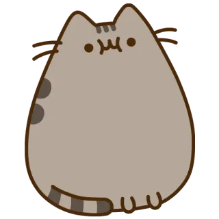 😬 c00904cb Pusheen cat, cartoon, sticker, cute telegram sticker