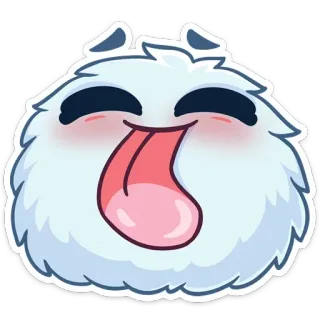 Пушистик | @Premium_Emojis_Telegram whatsapp stickers
