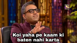 😢 c1b580e4 Koi yaha pe kaam ki baten nahi karta Meme, Indiano, Shark Tank Índia, Negócios, Citações whatsapp sticker