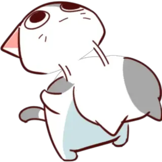 🙌 b06c01a6 猫, 动物, 可爱, 小猫, 贴纸 telegram sticker