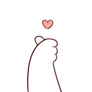 💕 13e774ab coeur, amour, finger heart, geste, coeur coréen whatsapp sticker