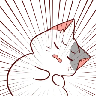 💔 ec697916 고양이, 애니메이션, 만화, 귀여운, 지친, 슬픈 telegram sticker