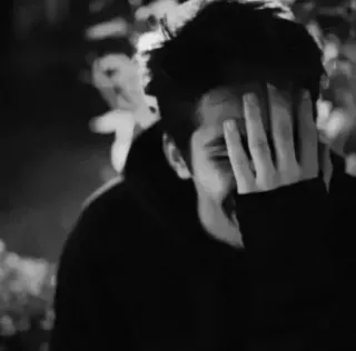 😹 81411726 triste, chateado, emocional, homem, estressado, depressão, ansiedade telegram sticker