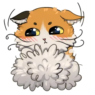 😳 3d0a59fe แมว, ลูกแมว, น่ารัก, สัตว์, สัตว์เลี้ยง, มีขน telegram sticker