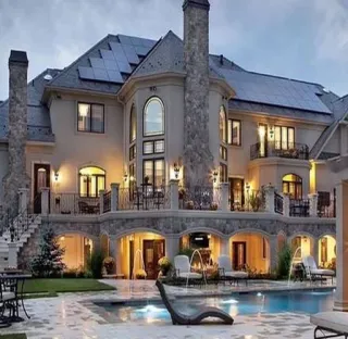 🏢 b8611145 nhà, biệt thự, xa xỉ, hồ bơi, ngoại thất, kiến trúc, bất động sản telegram sticker