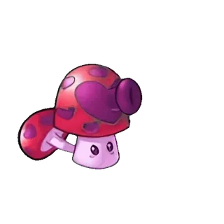 😘 0c858dc9 mushroom, plant, cute, cartoon, heart, eyes whatsapp sticker