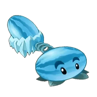 ☺️ 40264de3 Plants vs Zombies Plants vs Zombies, Watermelon Pult, Video Game, Cartoon, Cute whatsapp sticker