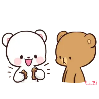 🧇 38b14d6c BTS 곰, 귀여운, 만화, 애니메이션 telegram sticker
