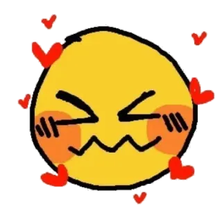 🥰 02358a65 Emoji, Cinta, Lucu, Wajah, Kartun whatsapp sticker