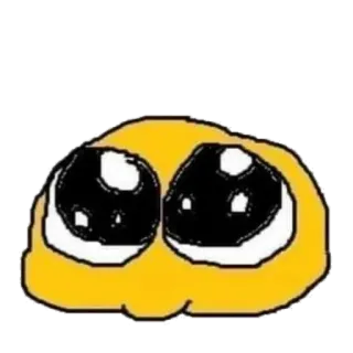 🥺 0fa80de9 Emoji, Mata besar, Imut, Sedih, Meme, Ekspresi whatsapp sticker