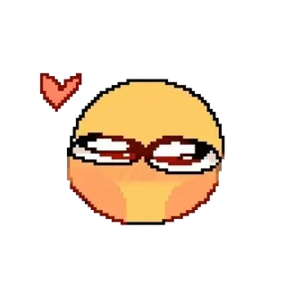 🥰 1bb92cb9 Emoji, Cinta, Pixel, Meme, Lucu, Wajah whatsapp sticker