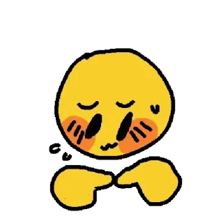 😳 29ad6a4f Emoji, Malu, Lucu, Malu-malu, Jari menunjuk whatsapp sticker