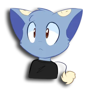 😐 14db09e0 卡通, 猫, 动物, 贴纸, 可爱 telegram sticker