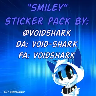 © 517b9e9a "SMILEY"
STICKER PACK BY:
@VOIDSHARK
DA: VOID-SHARK
FA: VOIDSHARK
(C) QWUEDEVIV 贴纸包, 艺术, 角色, 兽人, 数字艺术 telegram sticker
