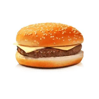 🍔 205a9b6c Burger, Hamburger, Käse, Sesam, Essen, Fast Food, Sandwich whatsapp sticker