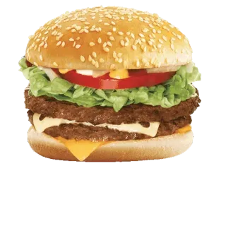 🍔 bd4220d4 Burger, Essen, Sandwich, Fast Food, Mittagessen, Abendessen, Cheeseburger, Mahlzeit whatsapp sticker