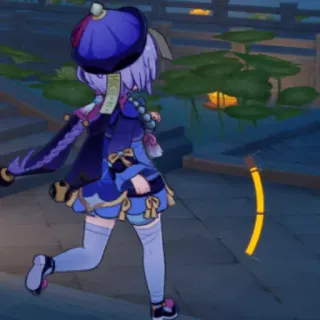 🏃‍♀ b687fece Qiqi Genshin Impact Anime, Trò chơi điện tử, Genshin Impact, Qiqi telegram sticker