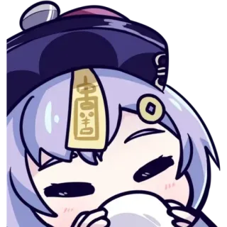 ☺️ d1d26de8 Qiqi Genshin Impact Anime, Game, Qiqi, Genshin Impact telegram sticker