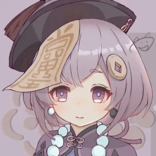 Qiqi Genshin Impact telegram stickers