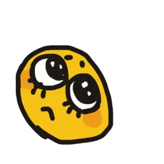 🥺 5865d83f Мультфильм, Эмодзи, Молящий, Милый, Каваи whatsapp sticker