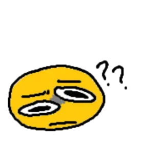 🤨 85adb9eb смущен, вопрос, неуверен, сомнение whatsapp sticker