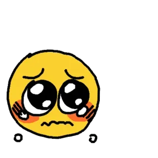 😢 ed7dd3b0 Эмодзи, Плачущий, Грустный, Выражение лица, Лицо whatsapp sticker