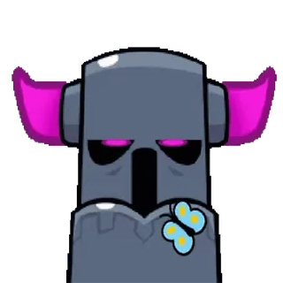 🥰 a6dcca01 Clash of Clans, P.E.K.K.A., vlinder, videogame, personage, cartoon, sticker telegram sticker