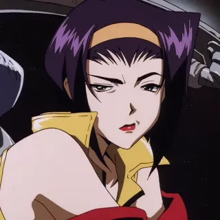 ❤️ 7b89aa94 Faye Valentine Cowboy Bebop faye valentine, cowboy bebop, anime, cartoon telegram sticker
