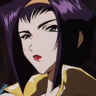 ❤️ d602d1f8 Faye Valentine Cowboy Bebop Anime, Cartoon, Animation, Faye Valentine, Cowboy Bebop telegram sticker