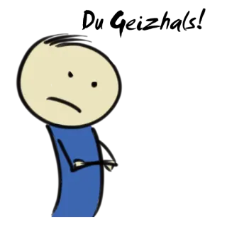 😤 755ea7a5 卡通, 火柴人, 生气, 烦躁, 失望 telegram sticker