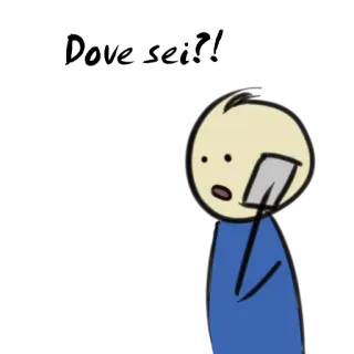 😦 5df8d14a I heard you! человечек, мультфильм, слушает, слух, телефон whatsapp sticker