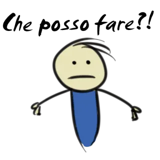 😐 ccfad7e8 человечек, мультфильм, минимализм, простой, рисунок whatsapp sticker