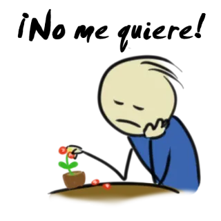 💔 0761214b I'm so lonely! 寂しい, 悲しい, 棒人間, 退屈, 孤独 telegram sticker