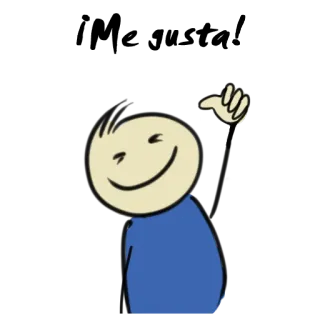 👍 eec6bcdd You Rock! ポジティブ, 応援, ロック, お祝い, 漫画, 棒人間 telegram sticker