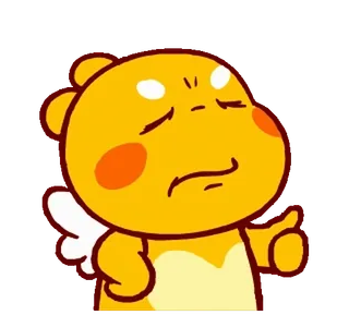 👍 07e7a1a6 만화, 귀여운, 캐릭터, 천사, 좋아요 telegram sticker