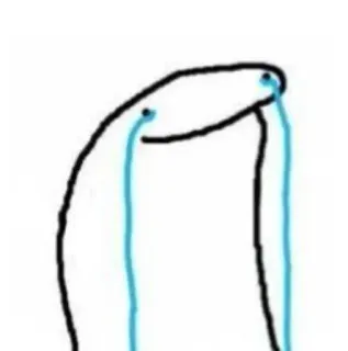 😭 4cca6697 ミーム, 悲しい, 泣く, イラスト, 漫画, 感情 telegram sticker