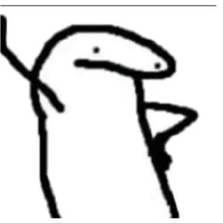 🙄 d4672ea6 florkofcows, 棒人間, 中指, 攻撃的, 失礼, ミーム telegram sticker