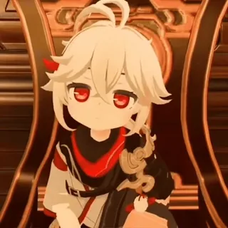 🤔 325fb5e3 Kaedehara Kazuha Genshin Impact Anime, Game, Genshin Impact, Kazuha, Karakter whatsapp sticker