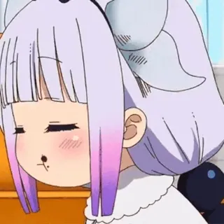 😋 12b63b78 Kanna Kamui Miss Kobayashi's Dragon Maid Anime, Kanna, Dragon Maid, Süß, Kanna Kamui telegram sticker