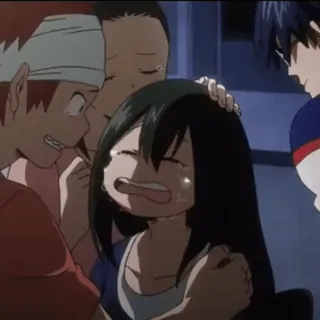 😭 dad25f44 Tsuyu Asui My Hero Academia Anime, Weinen, Traurig, My Hero Academia, Tsuyu Asui, Cartoon telegram sticker