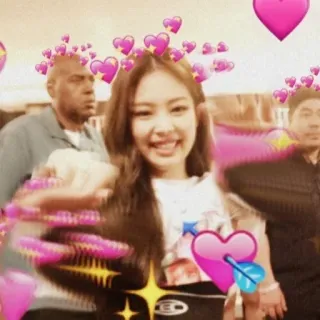 💜 67ffae10 Jennie kpop, jennie, blackpink, coeur, amour, mignon, idole, k-pop telegram sticker