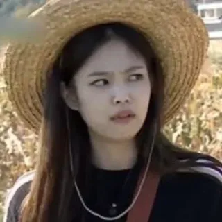 😒 95f5fed2 femme, chapeau, portrait, personne, asiatique telegram sticker