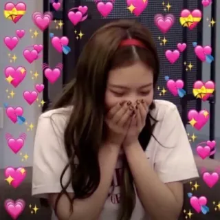 😳 a4cd06da coeurs, amour, affection, mignon, fille, femme telegram sticker