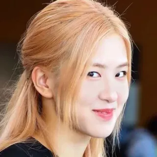 😏 e9ea7981 femme, portrait, personne, cheveux blonds, coréen telegram sticker