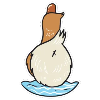 Quack-Quack by @zeligen7 whatsapp stickers