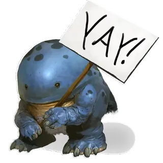 👍 1b13fc8c YAY! monster, yay, celebration, cute, positive, happy telegram sticker